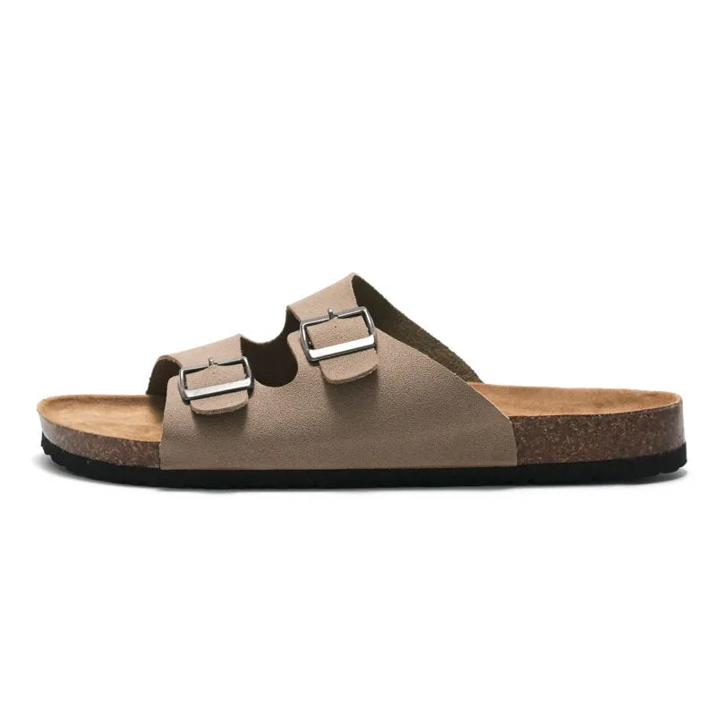 Men’s and Women’s Cork Slippers for Spring and Summer