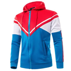 Men's Hooded Zip Up Sweater