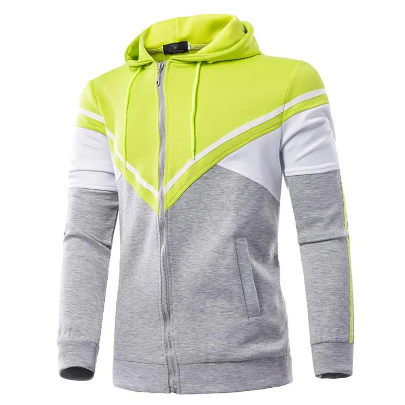 Men's Hooded Zip Up Sweater