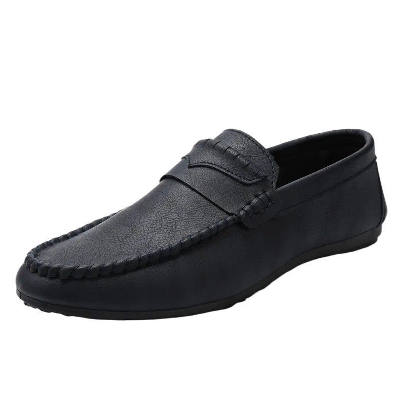 Men's shoes 2024 summer new loafers men's versatile casual shoes Korean version trendy British shoes men's trendy shoes