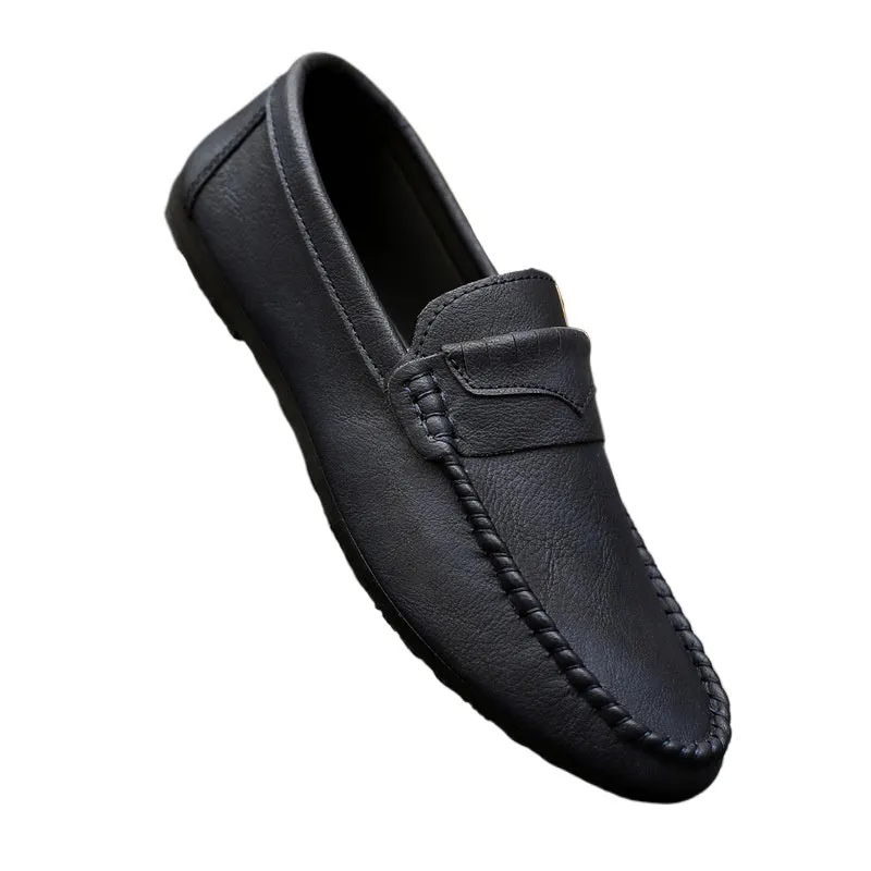 Men's shoes 2024 summer new loafers men's versatile casual shoes Korean version trendy British shoes men's trendy shoes