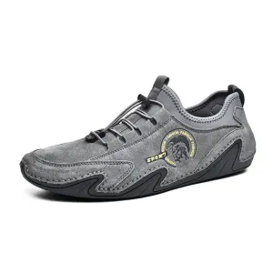 Men's Shoes Pig Suede Leather Loafers