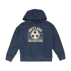 Navy Solid Hoodie Pullover