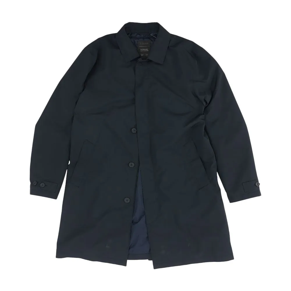 Navy Solid Peacoat