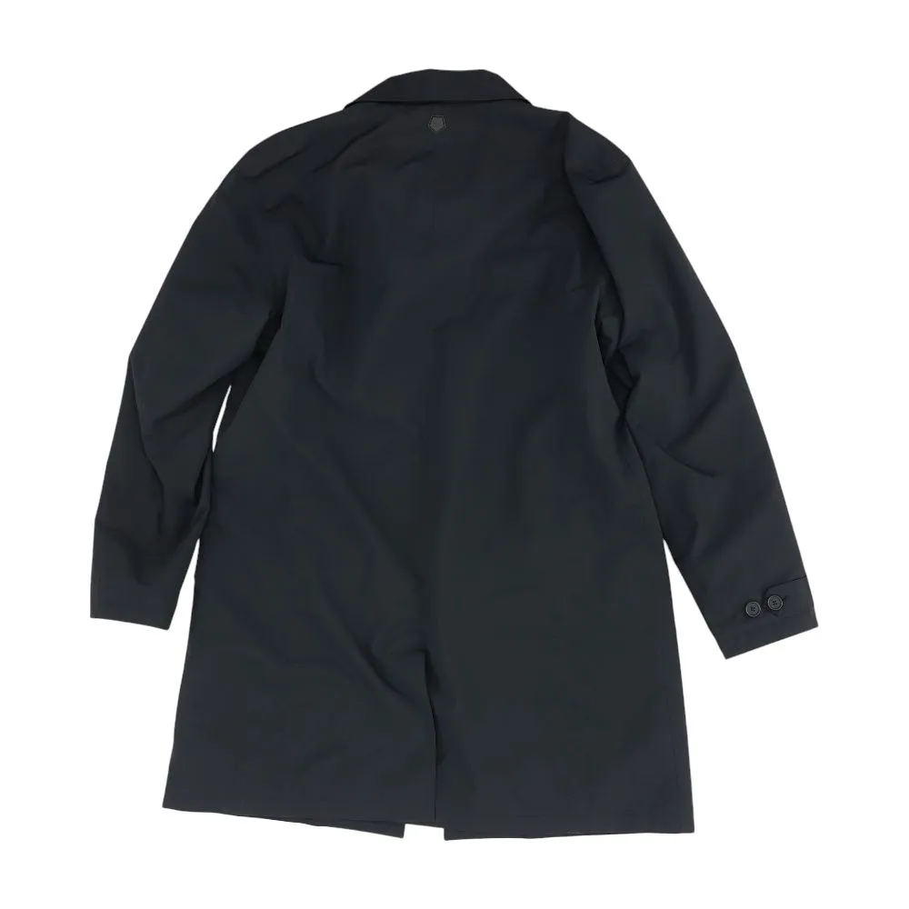 Navy Solid Peacoat