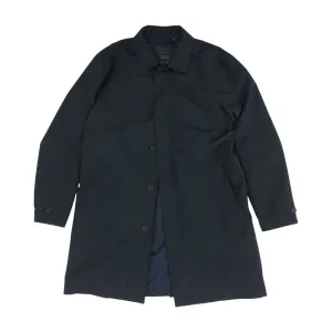 Navy Solid Peacoat