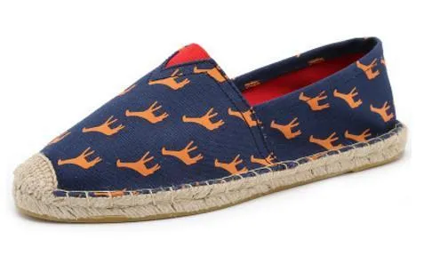 New Arrival Black Retro Vintage Ladies Womens Casual Espadrilles Shoes