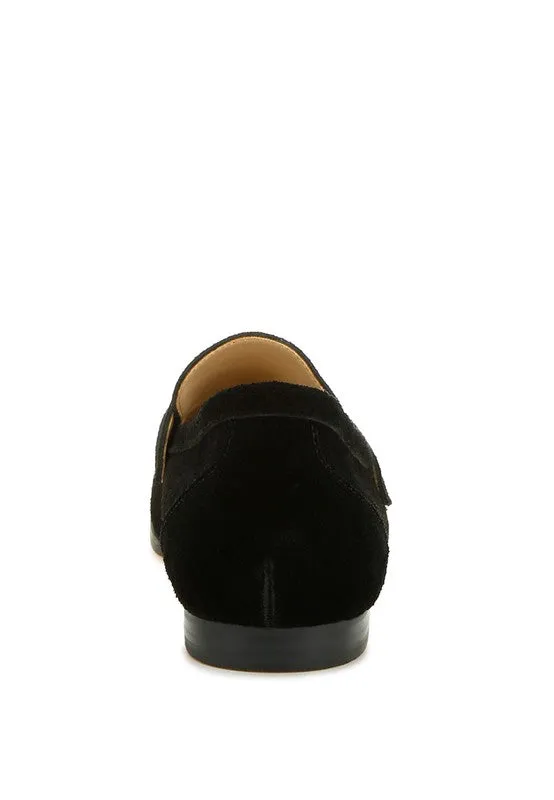 New Ode Rhinestone Penny Strap Loafers