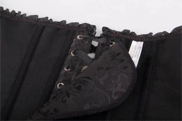 New Online Sexy Silvery Floral Corset Top WITH FARAWLAYA