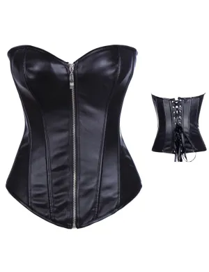 New  Sexy Leather Corset Teddy