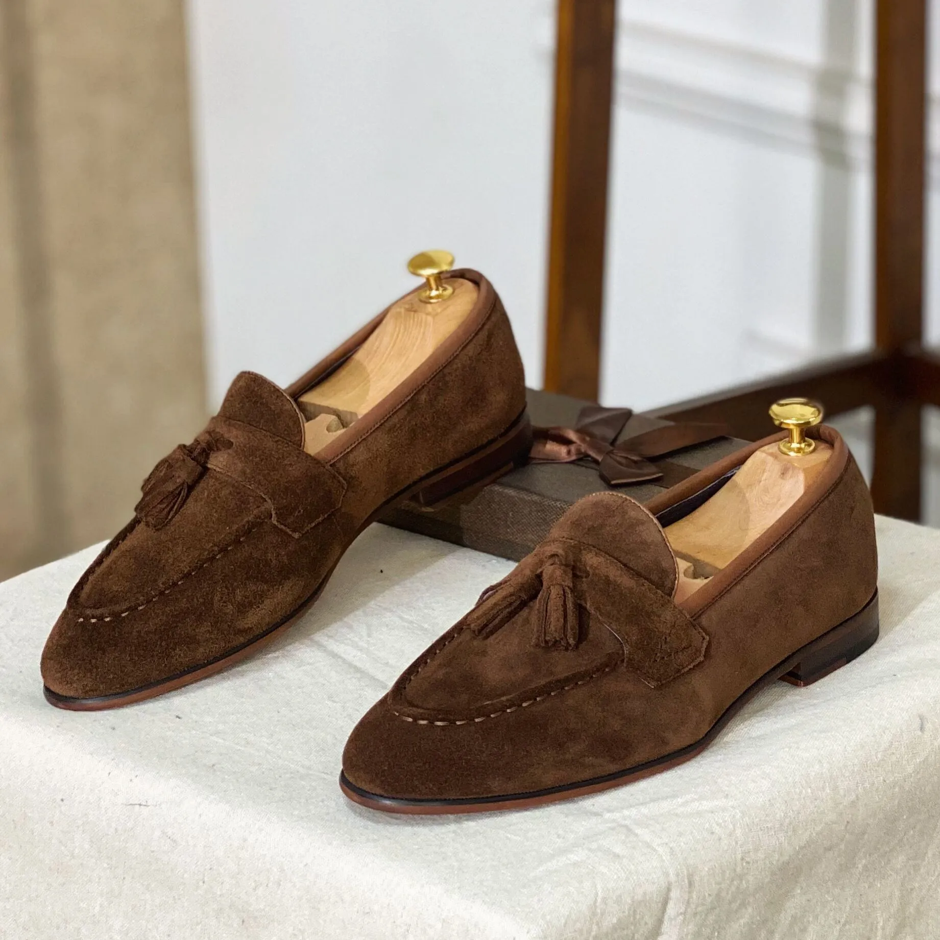 Newport Suede Tassel Loafers