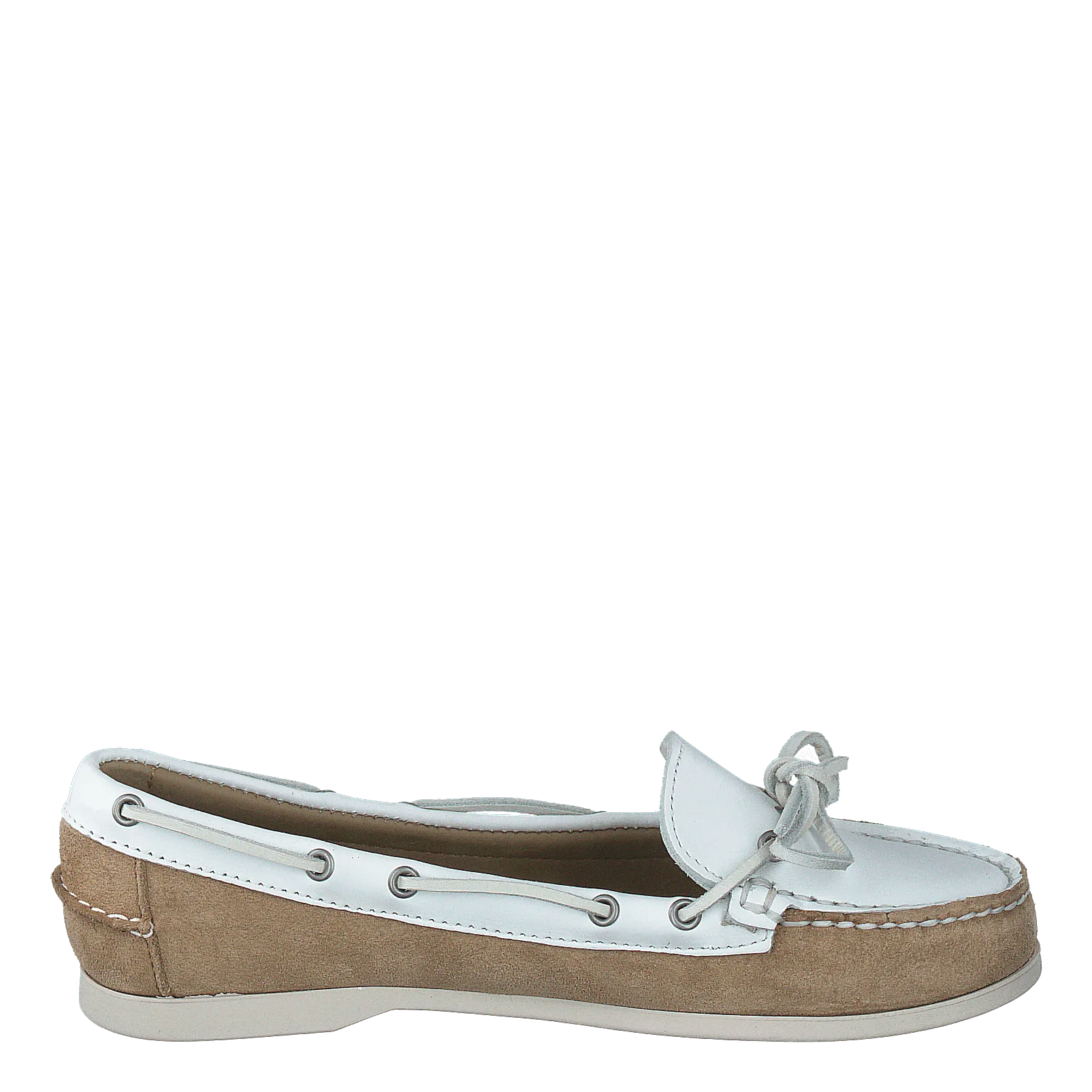 Nina Suede Lea W Ltbeige-white