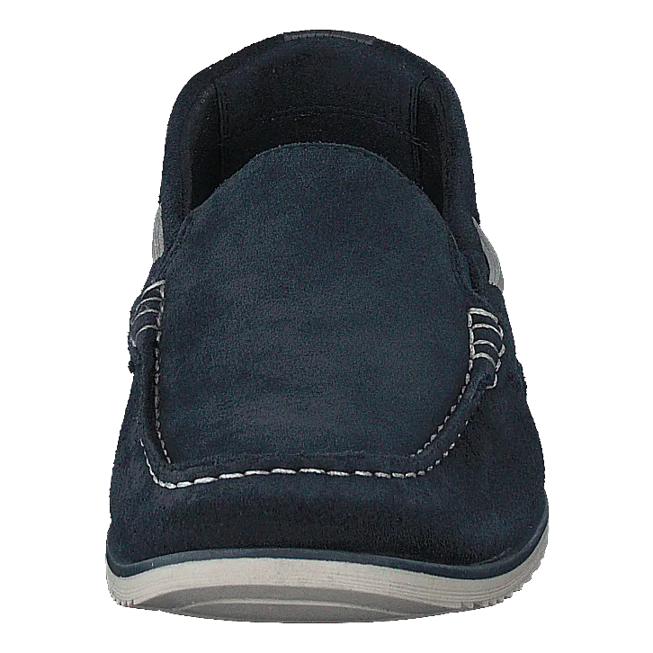 Noonan Step Navy Suede