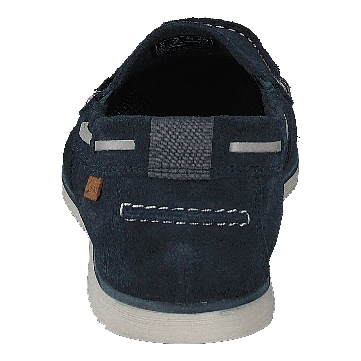 Noonan Step Navy Suede