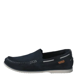 Noonan Step Navy Suede
