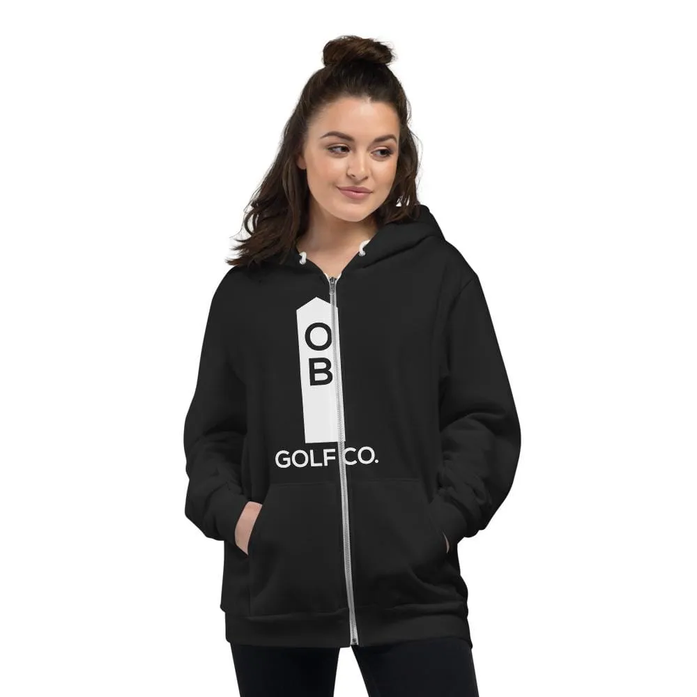 OB Golf Stake Women's Zip Hoodie sweater