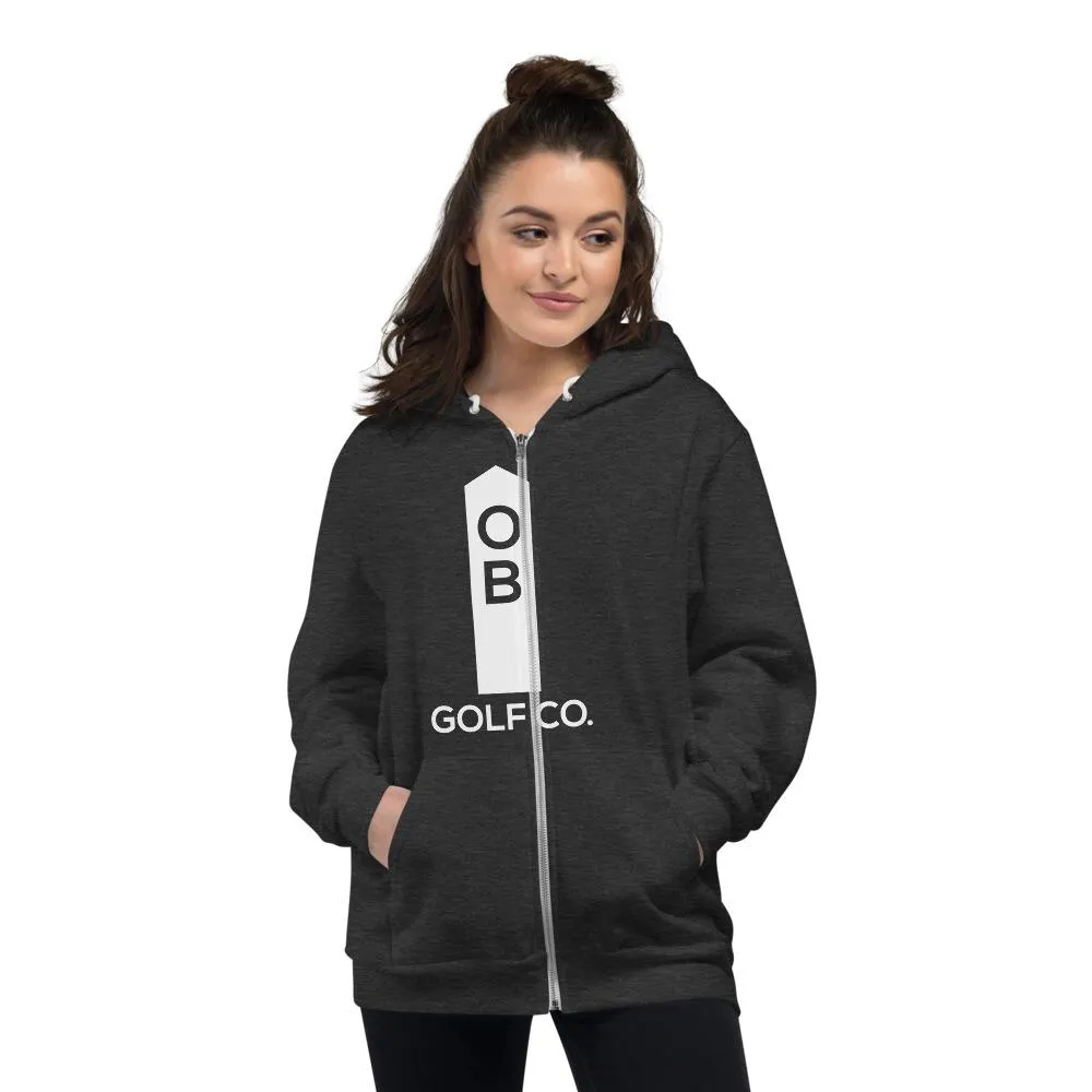 OB Golf Stake Women's Zip Hoodie sweater