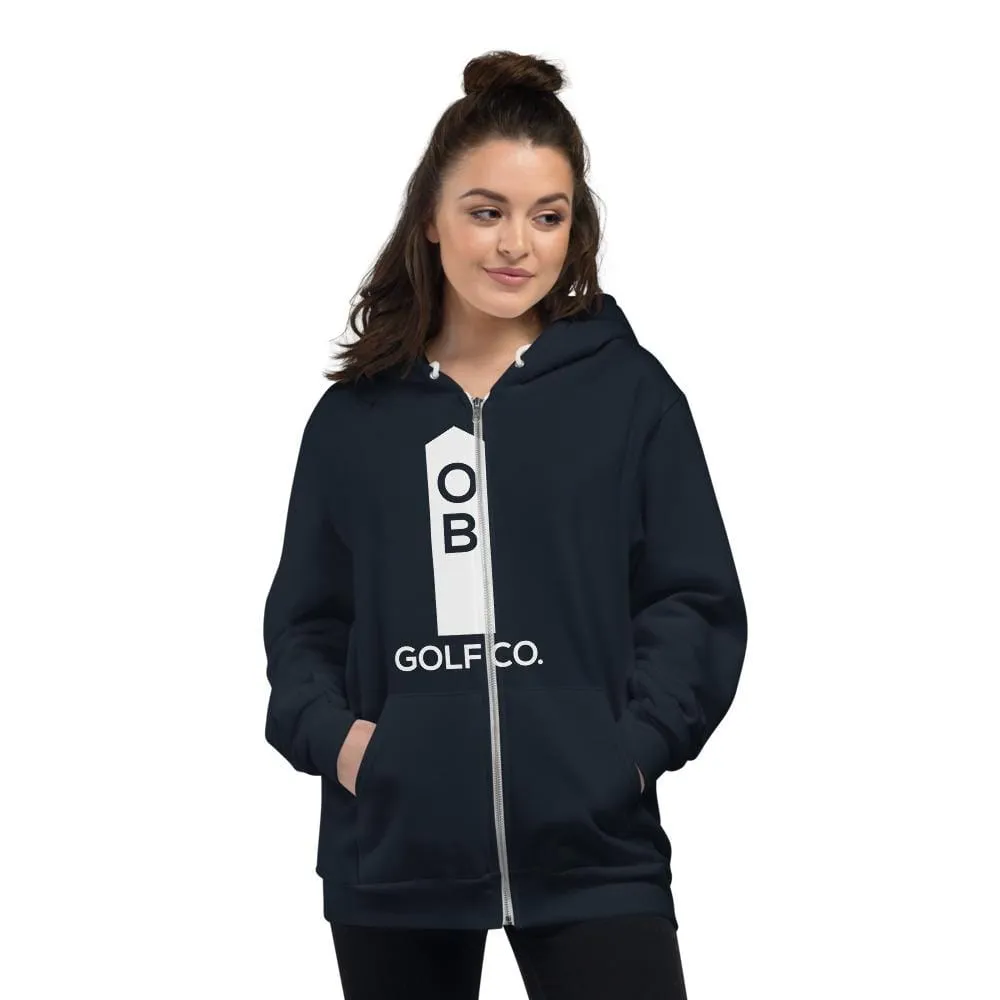 OB Golf Stake Women's Zip Hoodie sweater