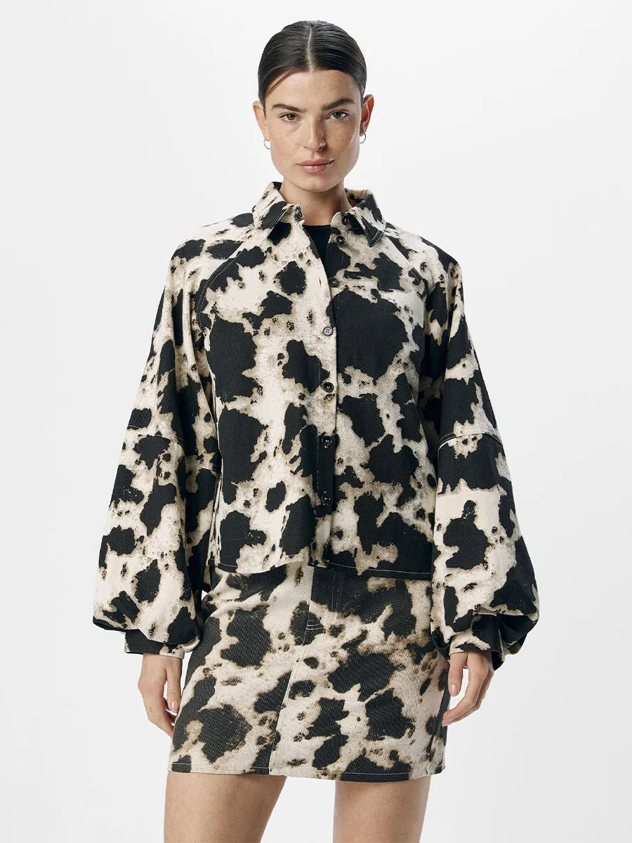 OBJMontana Printed Jacket - Cow