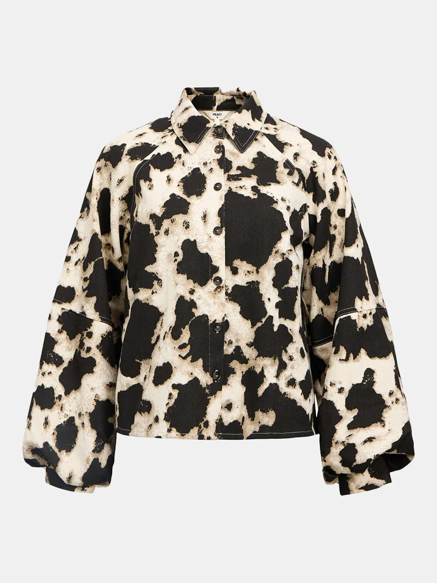 OBJMontana Printed Jacket - Cow