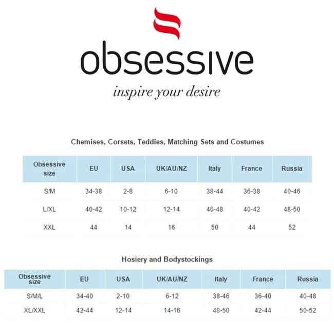 Obsessive 859-COR-1 Corset & Culotte