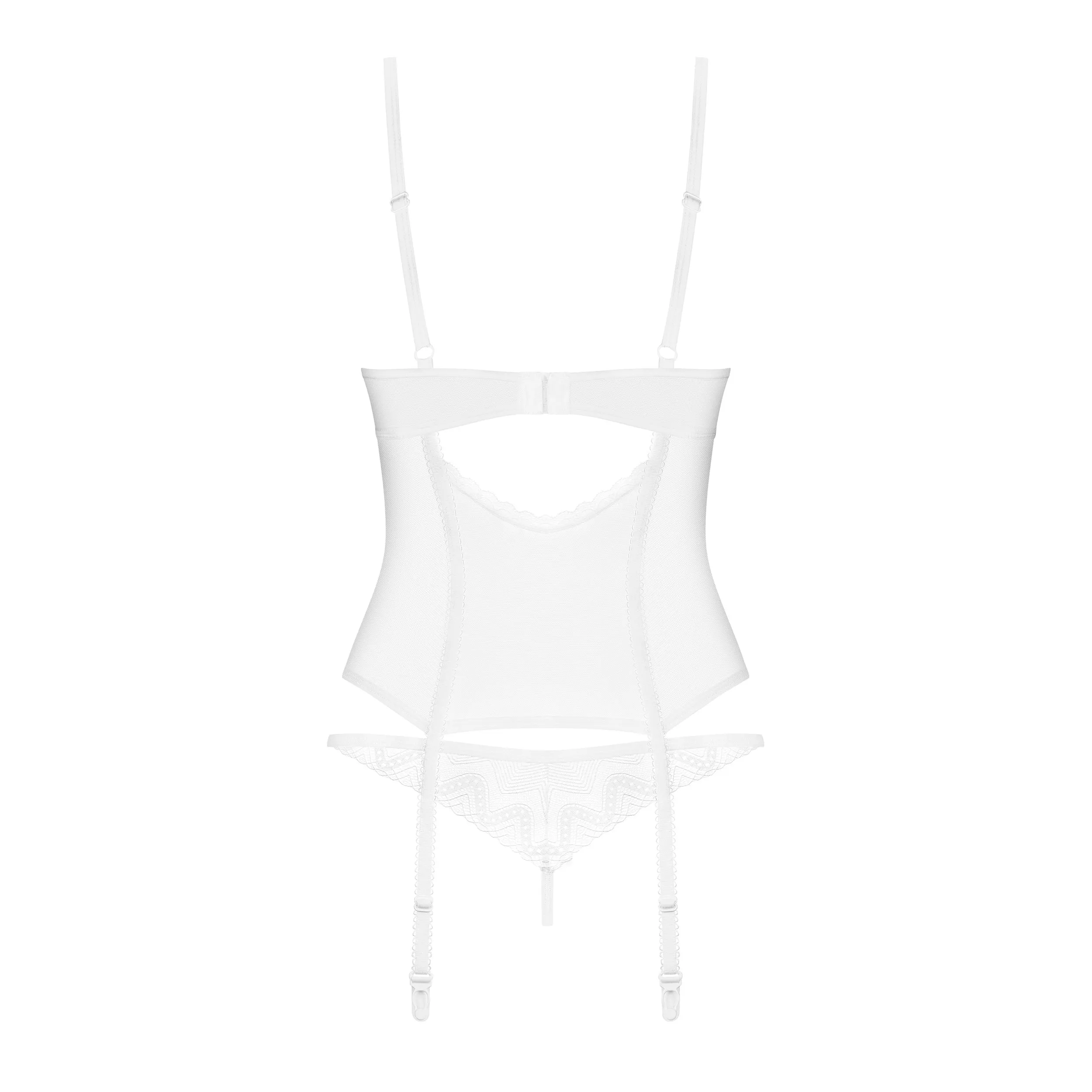 Obsessive Alissium Corset & Culotte Blanc