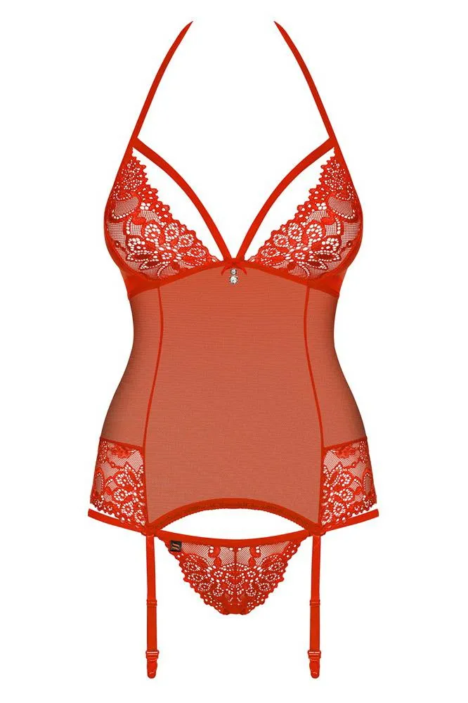 Obsessive Red Corset