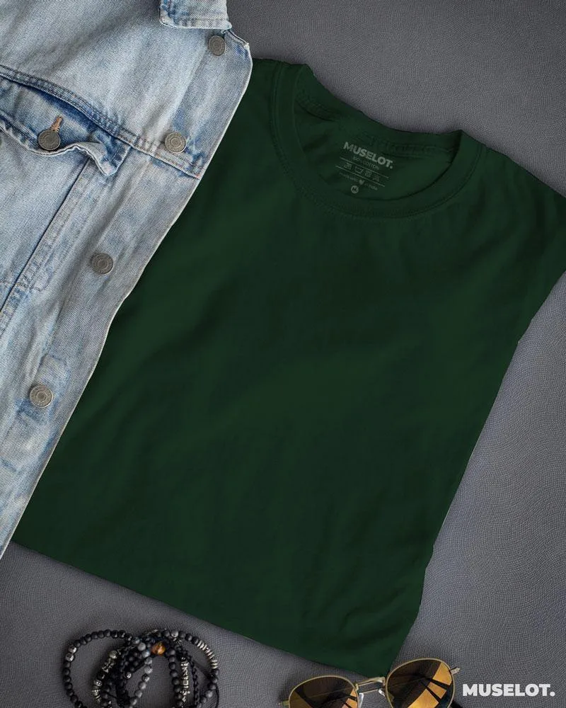 Olive green mens t shirt