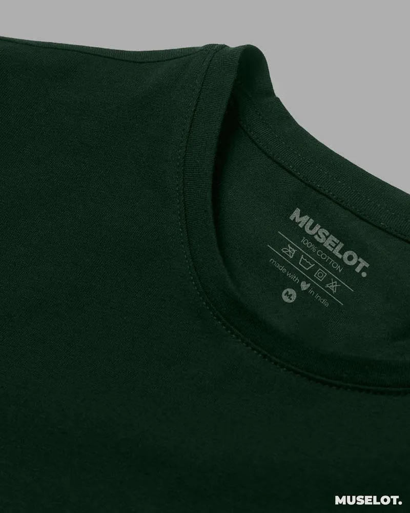 Olive green mens t shirt