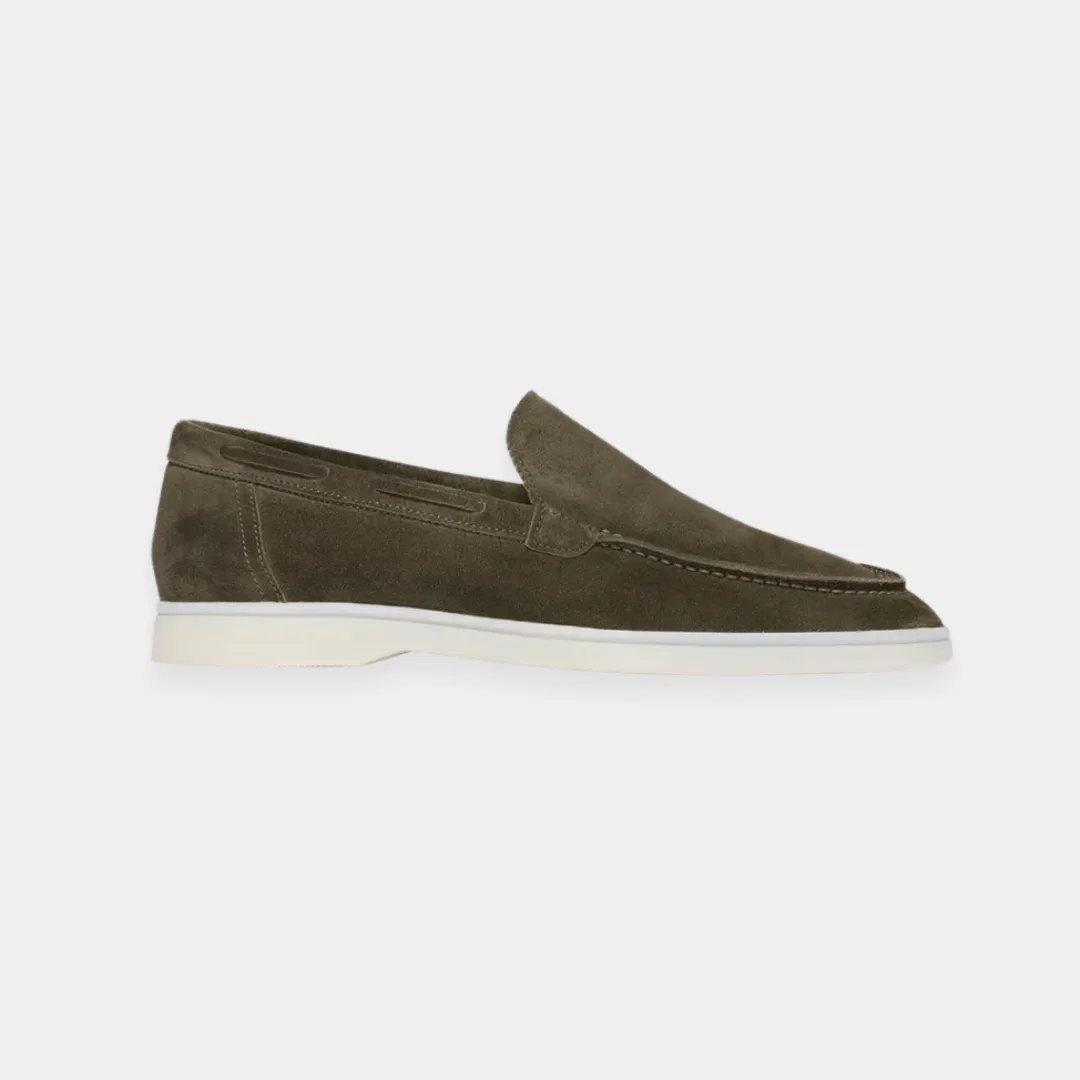 Olive Yacht Loafers