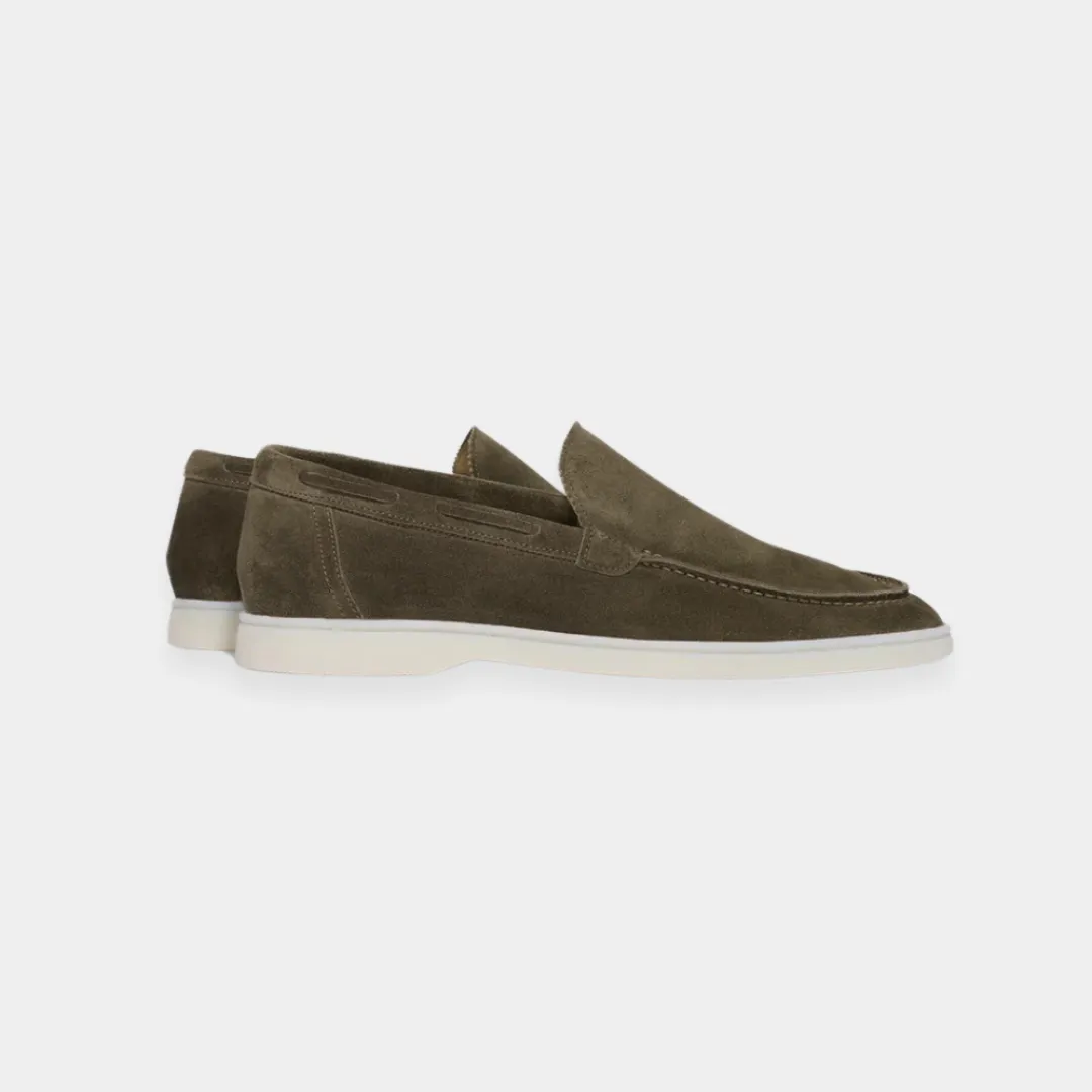 Olive Yacht Loafers