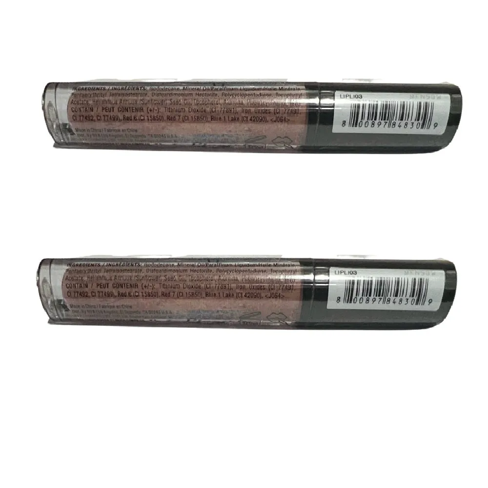 Pack of 2 NYX Lip Lingerie Liquid Lipstick, Lace Detail # LIPLI03