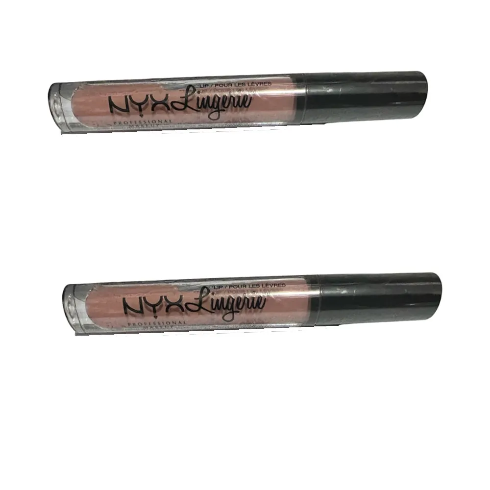 Pack of 2 NYX Lip Lingerie Liquid Lipstick, Lace Detail # LIPLI03