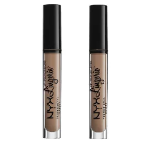Pack of 2 NYX Lip Lingerie Matte Liquid Lipstick, Corset # LIPLI09