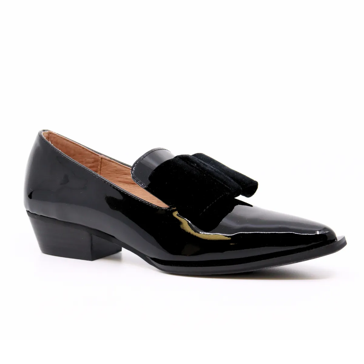 Pat & Bow Black