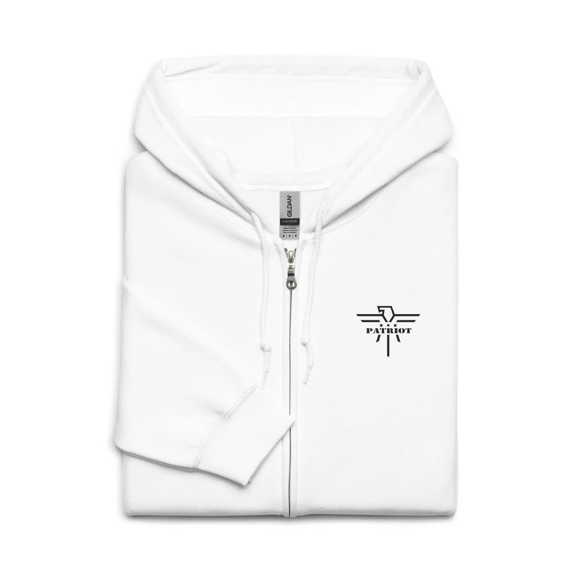 Patriot Eagle Logo Unisex Zip Hoodie