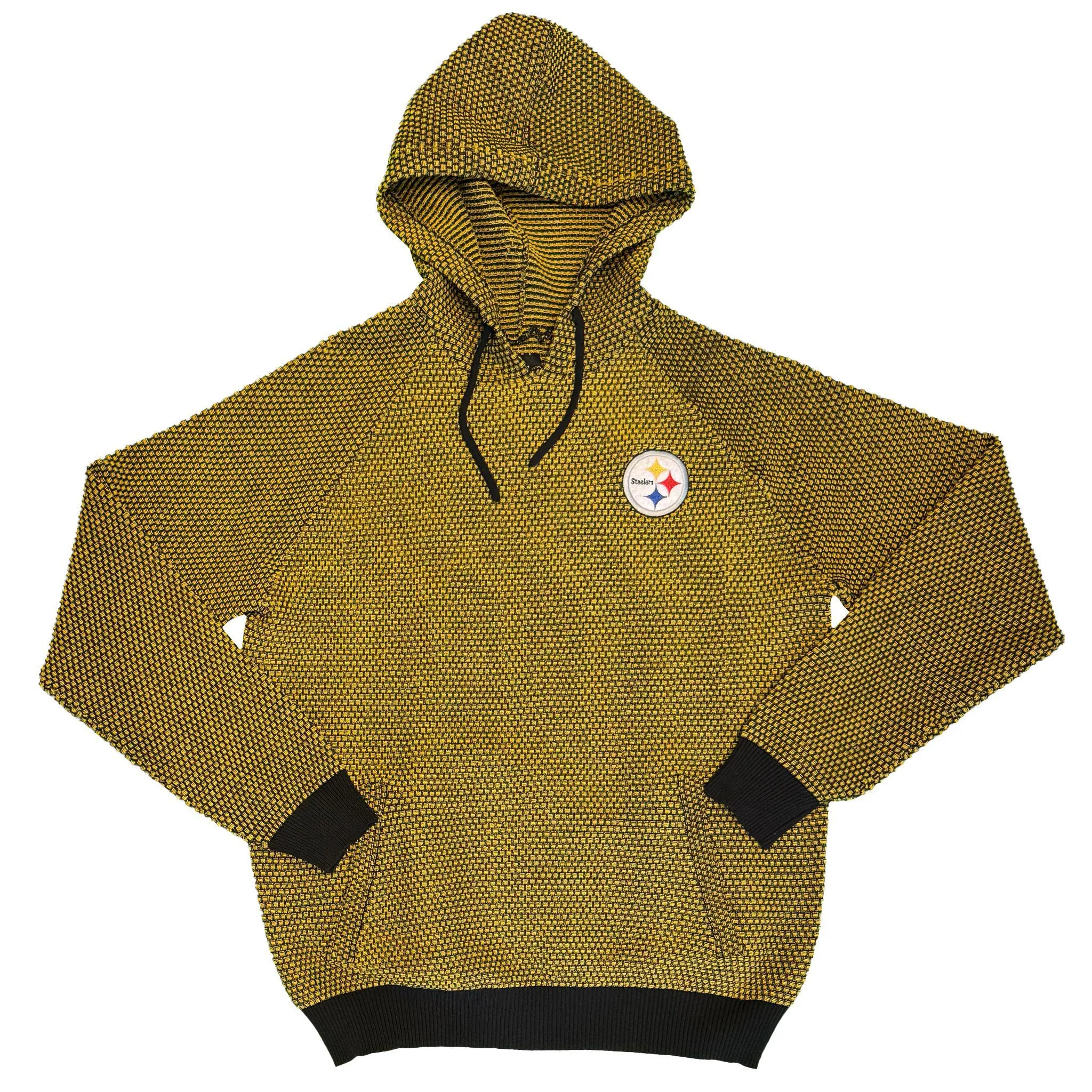 Pittsburgh Steelers Pullover Logo Waffle Hoodie