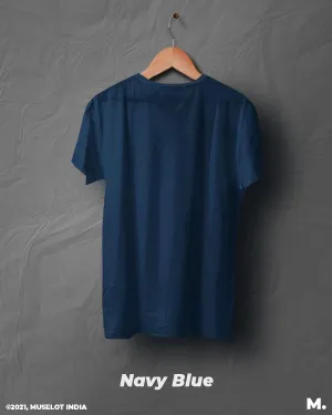 Plain navy blue mens t shirt