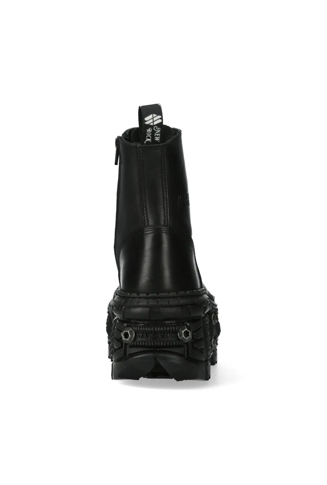 PRE-ORDER M-WALL083C-S7 New Rock Black Platform Boots