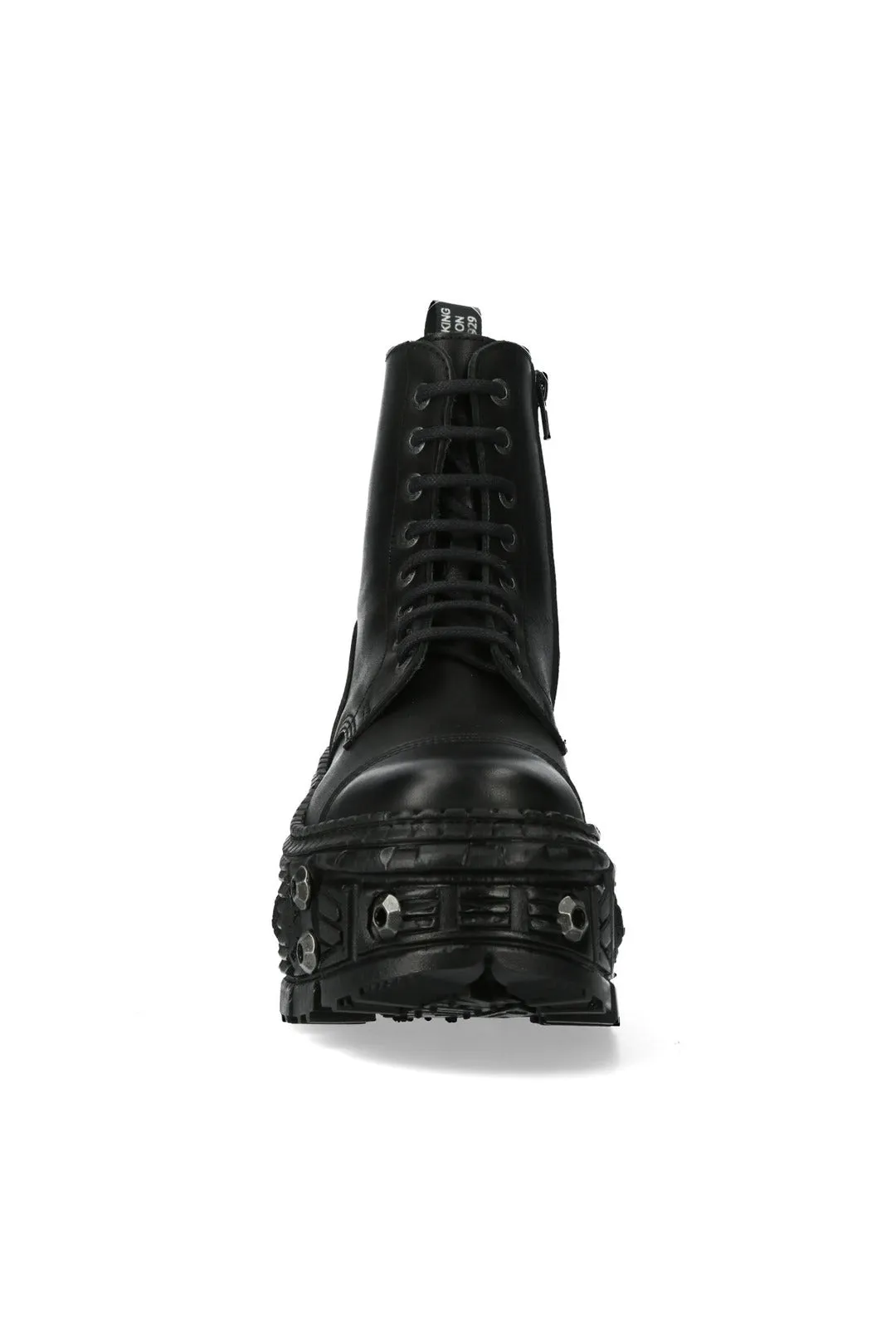 PRE-ORDER M-WALL083C-S7 New Rock Black Platform Boots