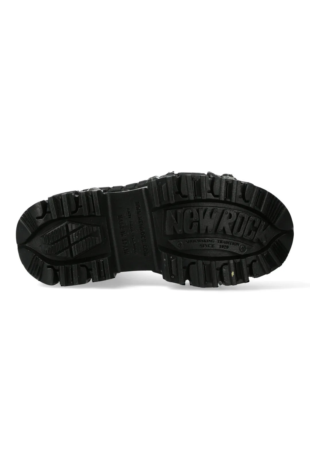PRE-ORDER M-WALL083C-S7 New Rock Black Platform Boots