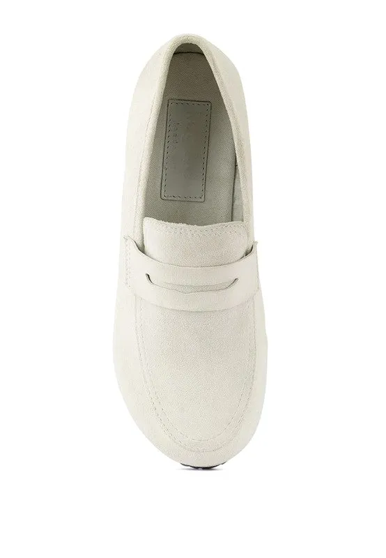 Rag & Co OSAGE Clogs Loafers in Fine Suede
