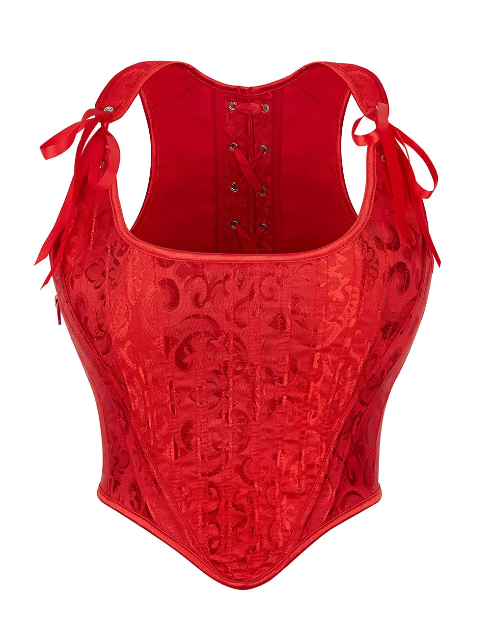 Red 23 Pieces Plastic Bones sexy corset