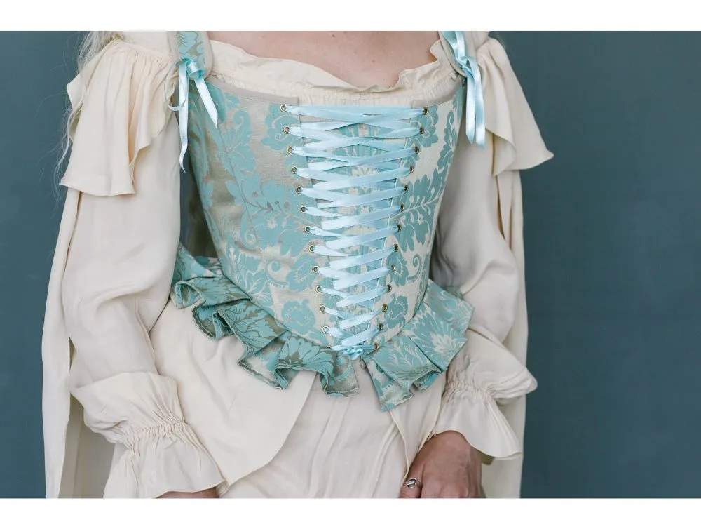 Renaissance overbust corset and shirt