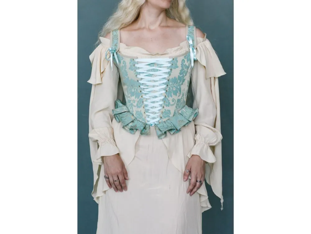 Renaissance overbust corset and shirt