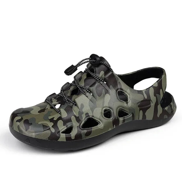 Richard- Holzschuhe Herren Sandalen