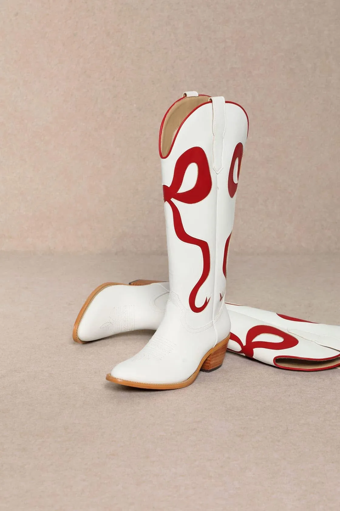 RUBY BOW COWBOY BOOTS