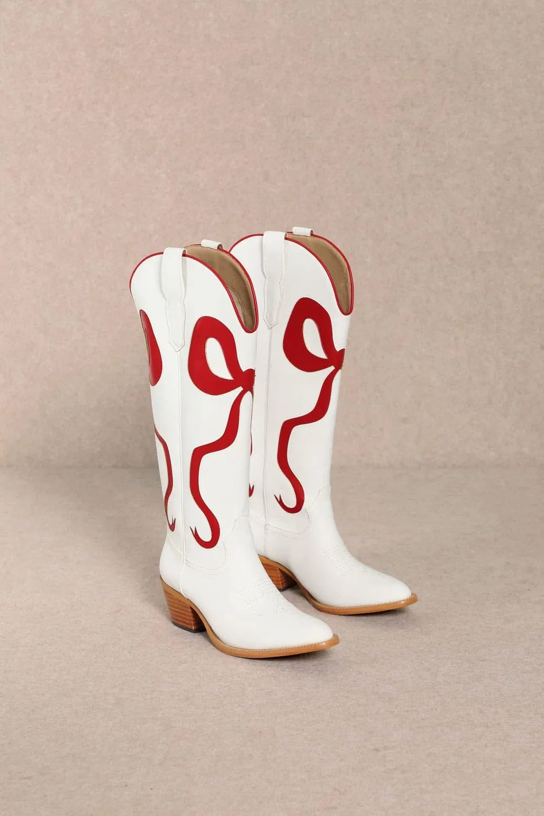 RUBY BOW COWBOY BOOTS