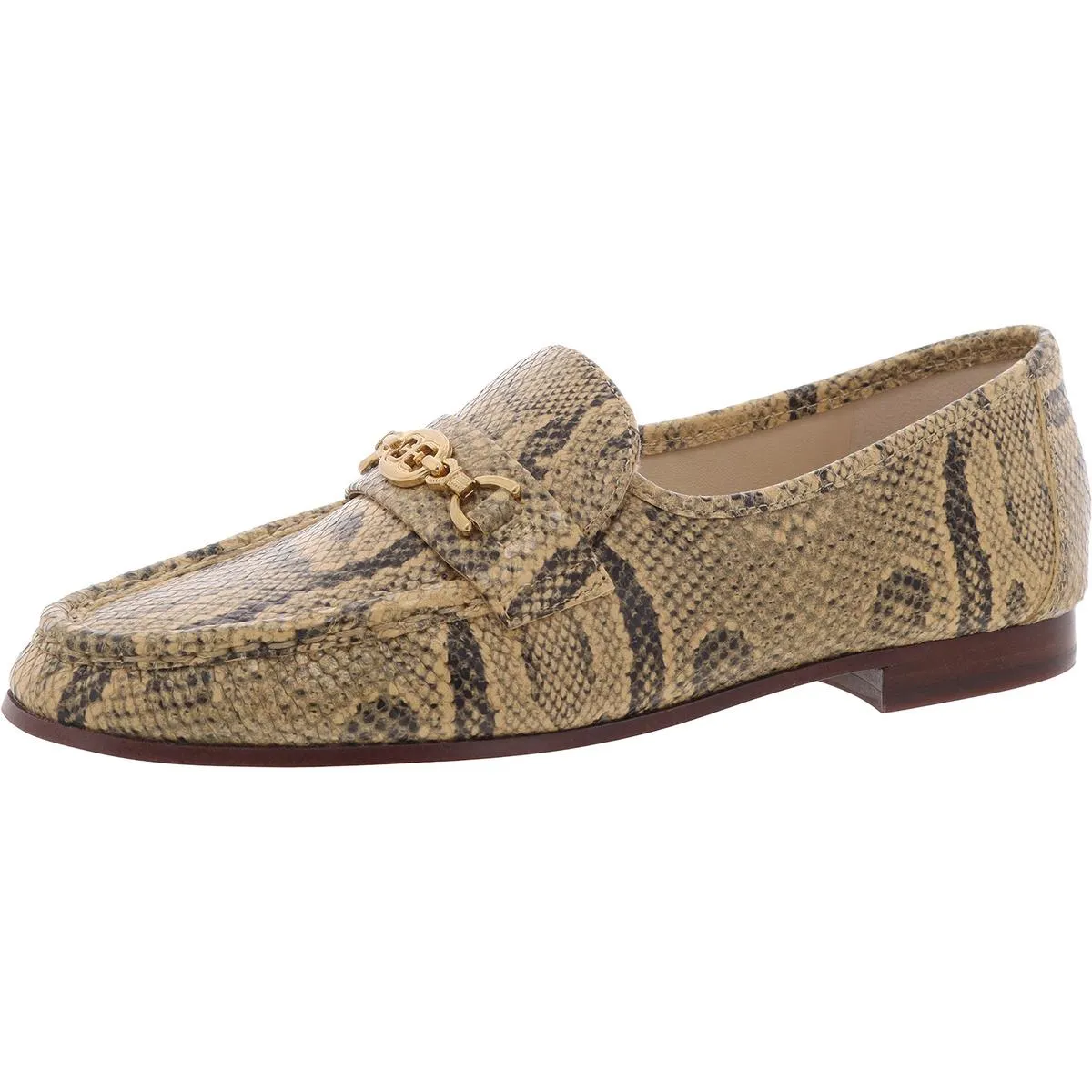 Sam Edelman Womens Lucca Leather Slip-On Loafers