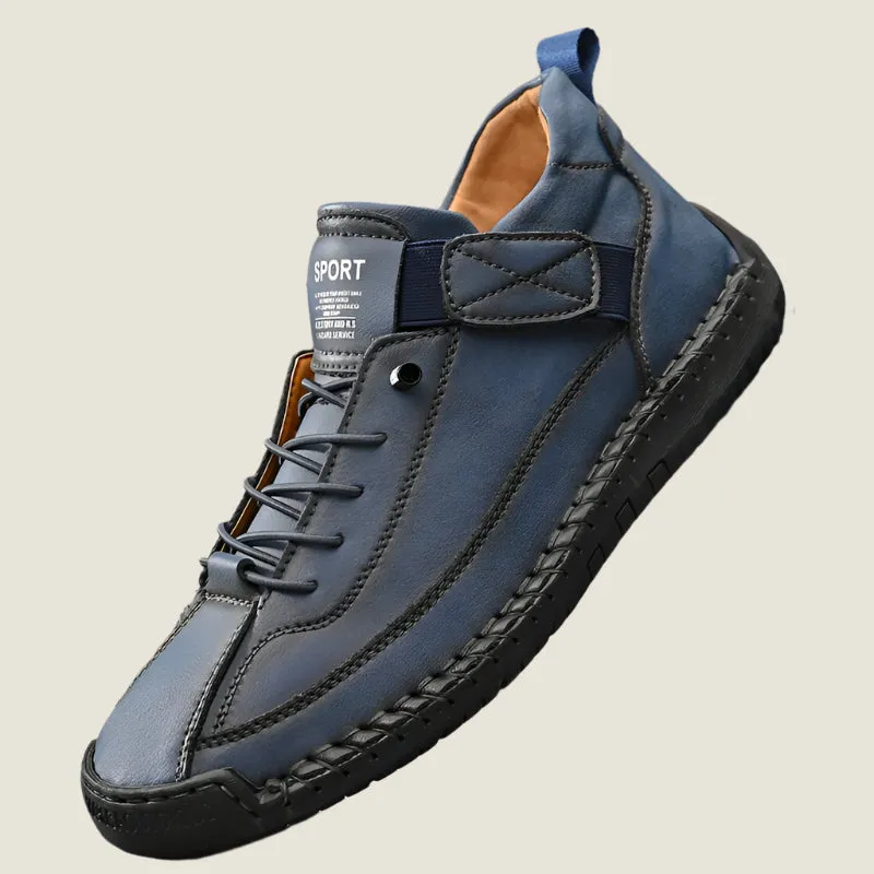 Santiago | Handmade Leather Casual Slip-On Loafers for Men - Breathable Flats & Fashionable Moccasins